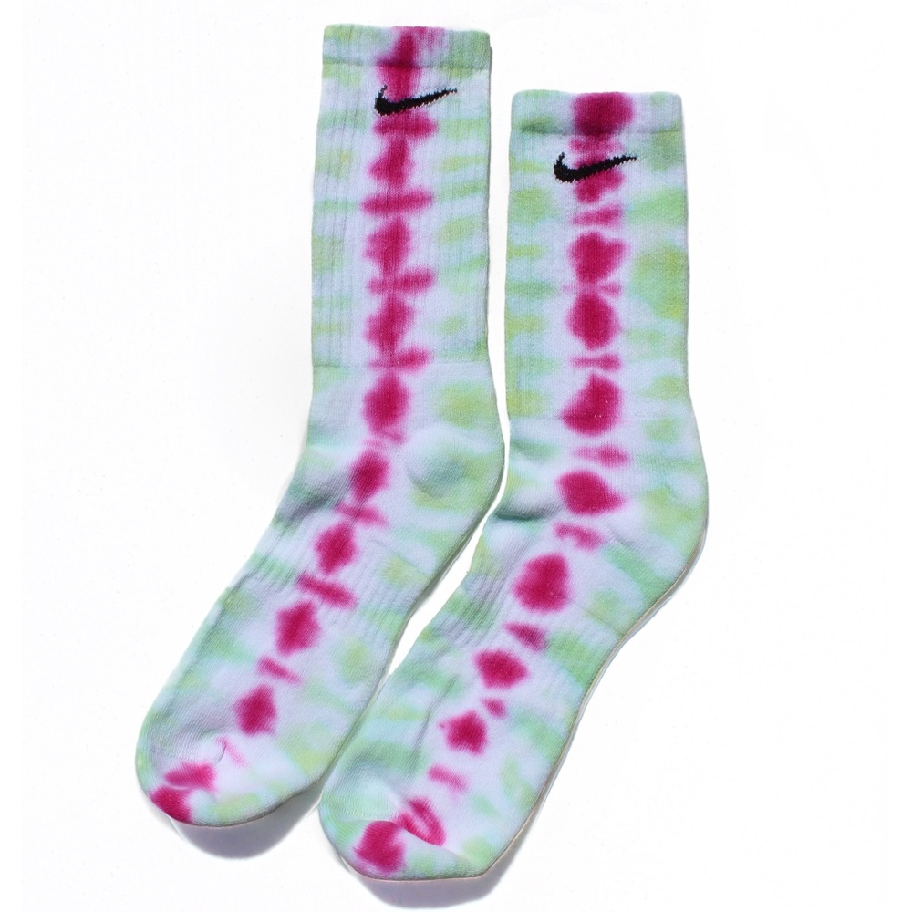 Tie Dye Nike Everyday Cotton Crew Socks